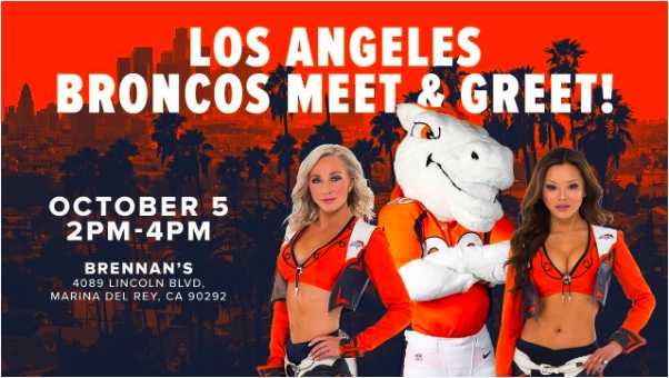 LOS ANGELES – BRONCOS MEET & GREET